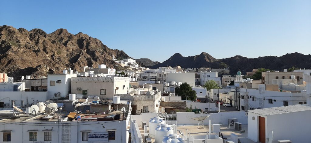 View from Mutrah hotel, Muscat, Oman