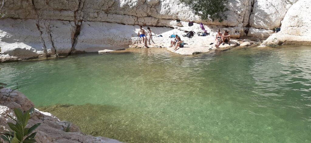 Wadi Shab swimming