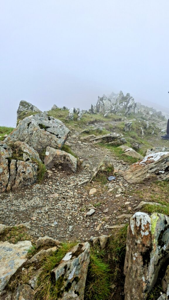Technical trail in Snowdonia