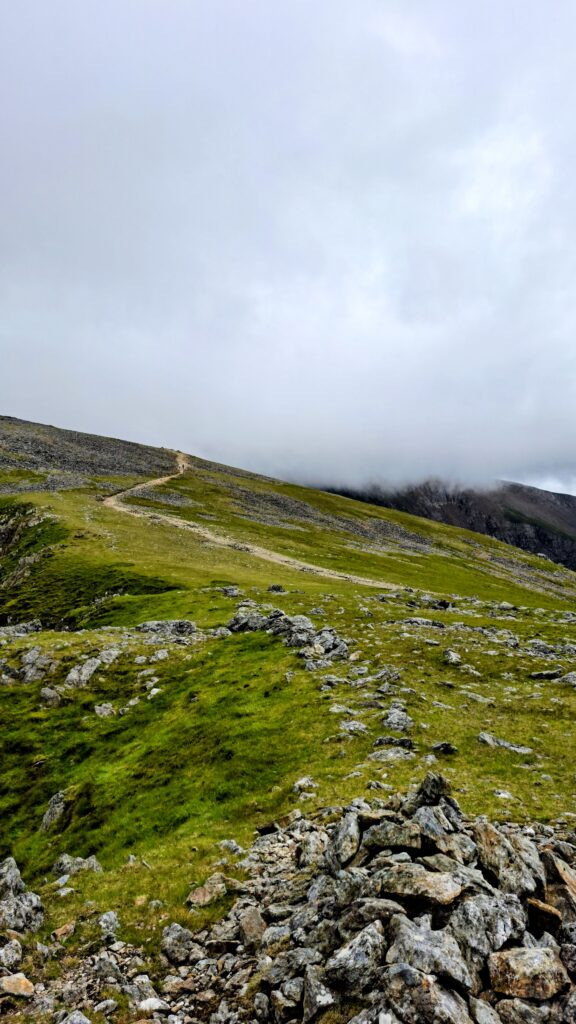 Snowdonia ranger path hike