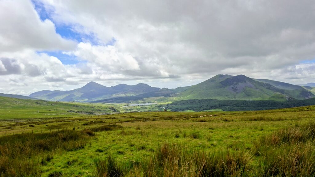 Beginning of the trail to snowdon wales summit